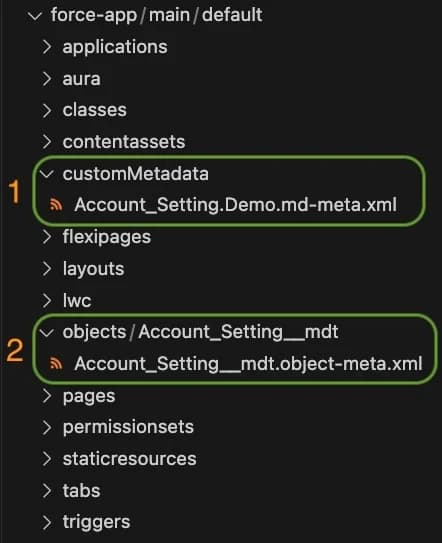 Deploting custom metadata records in salesforce